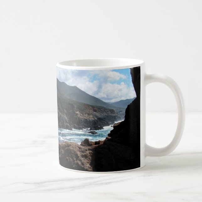 Soberanes Point, Kalifornien Kusten Kaffemugg (Höger)