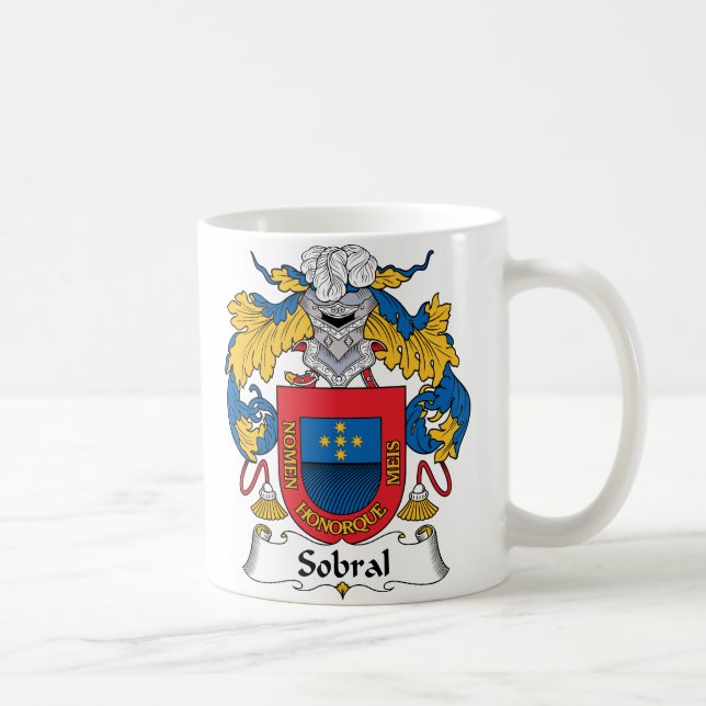 Sobral familjvapensköld kaffemugg (Höger)