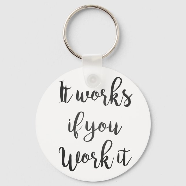 Sobriety 12 step Recovery-offertgåva rent sober Nyckelring (Framsida)