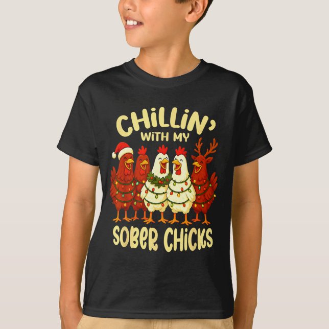 Sobriety Anniversary Recovery Funny Sober Chicks  T Shirt (Framsida)
