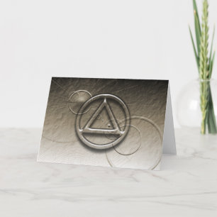 SOBRIETY BALANCE HARMONY Sober Recovery Card Kort