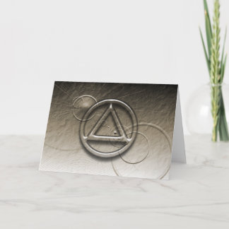 SOBRIETY BALANCE HARMONY Sober Recovery Card Kort