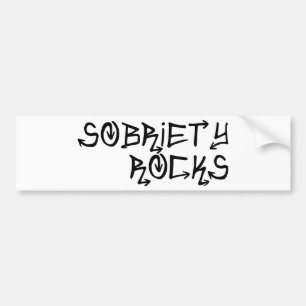 Sobriety Sten Bildekal