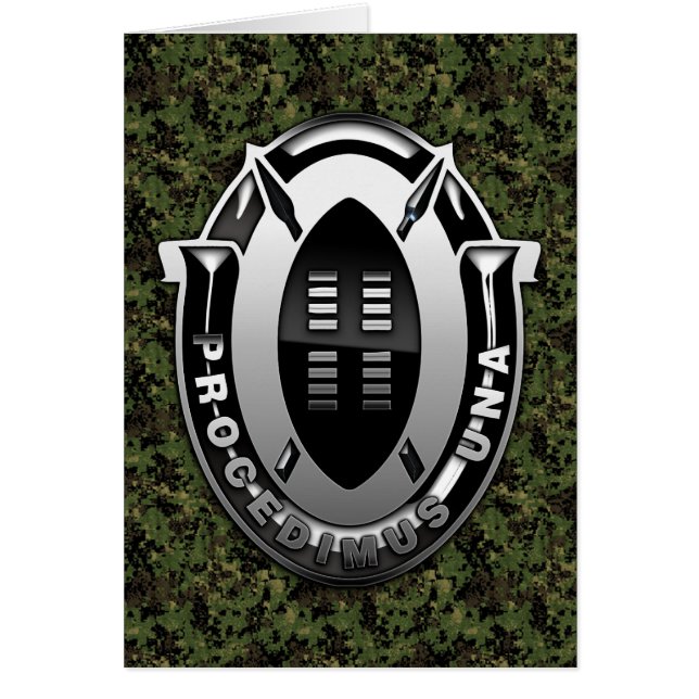 SOC AFRIKA DUI HÄLSNINGSKORT (Framsidan)