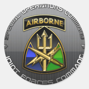 SOC Joint Forces Command CSIB+SSI Runt Klistermärke