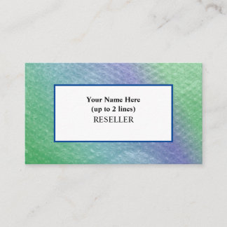 Soca Coolas Bubble Wrap Background I Reseller Visitkort