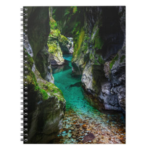 Soca gorge i Slovenien Anteckningsbok