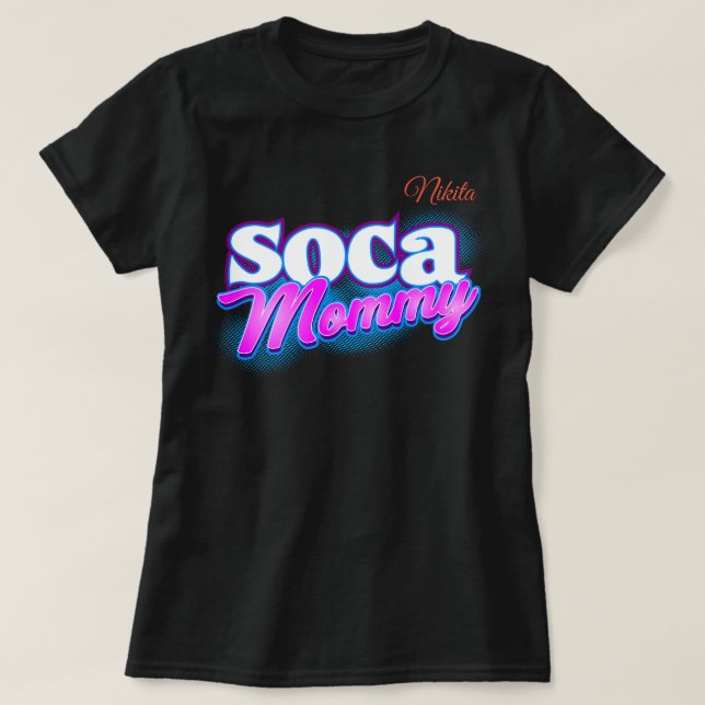 Soca Mamma 2 (Personlig) T Shirt (Design framsida)