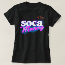 Soca Mamma Rosa och Vit Text