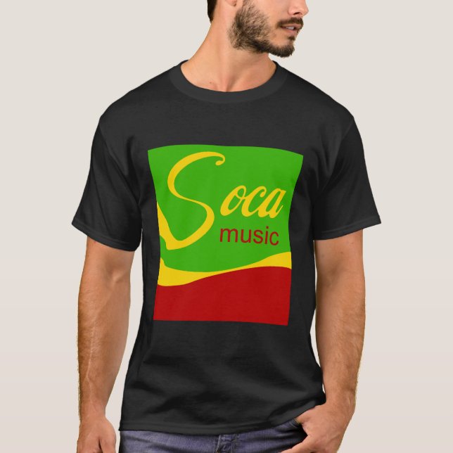 Soca musiklogotyp tee shirt (Framsida)