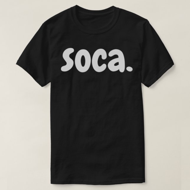 SOCA Trinidad and Tobago Funny Slang Pride Flag Pr T Shirt (Design framsida)