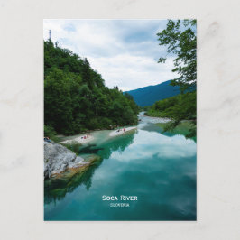 Socafloden, Slovenien Vykort