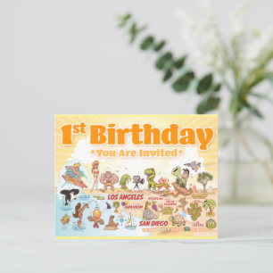 SoCal 1-årsdag Vykort
