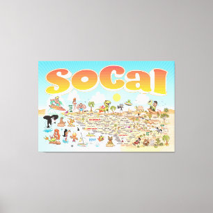 SoCal Canvastryck