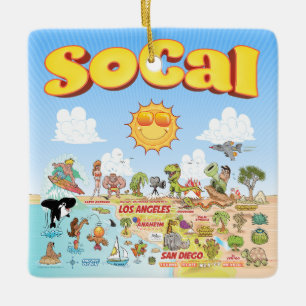 SoCal Cute Julgransprydnad Keramik