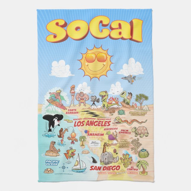 SoCal EInternal Summer Kökshandduk (Vertikal)