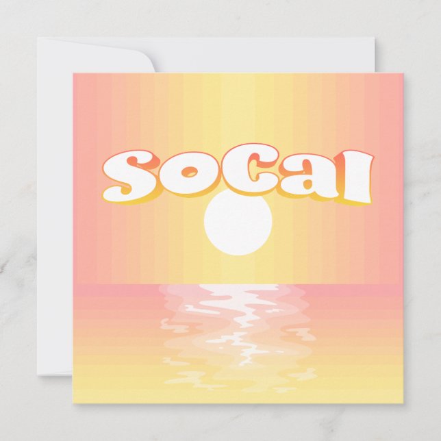 SoCal-inställning Inbjudningar (Framsida)