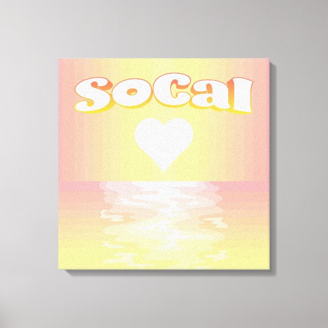 SoCal Kärlek Canvastryck (Framsida)