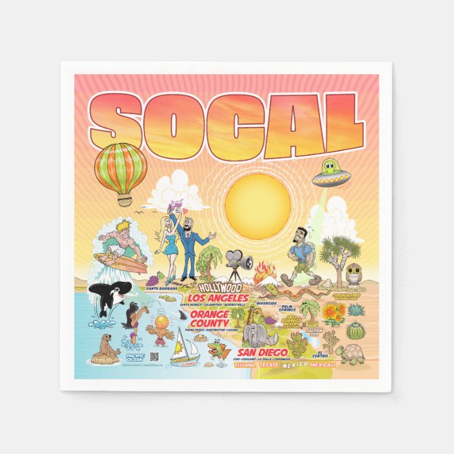 SoCal Pappersservett (Framsidan)