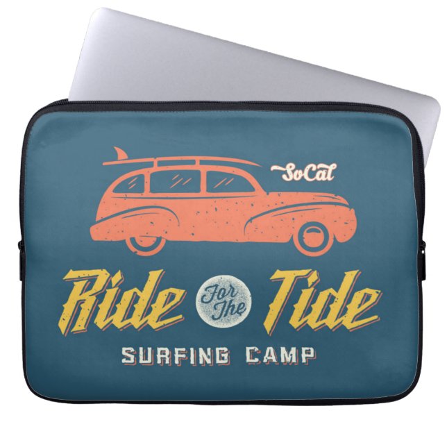 Socal ritt för tiden laptop sleeve (Framsidan)