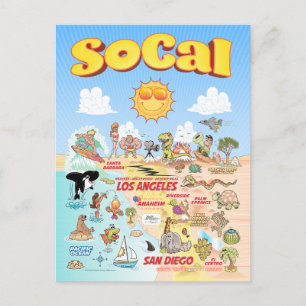 SoCal Scene Vykort
