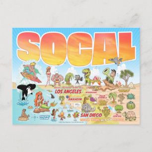 SoCal-Souvenir vykort