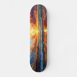 SoCal Sunset Shred Deck Mini Skateboard Bräda 18,5 Cm