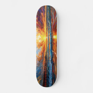 SoCal Sunset Shred Deck Mini Skateboard Bräda 18,5 Cm