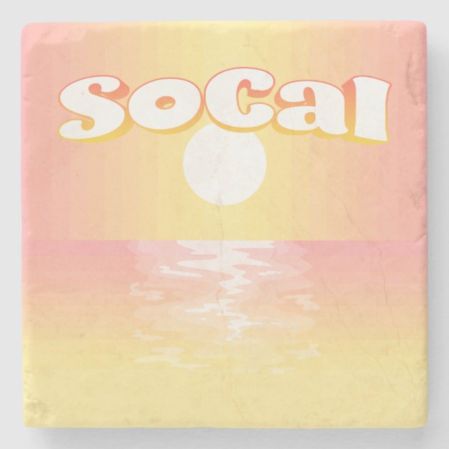 SoCal Sunset Stenunderlägg (Framsidan)