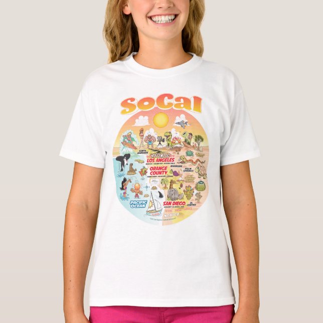 SoCal Sunset T Shirt (Framsida)