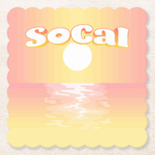 SoCal Sunset Underlägg Papper