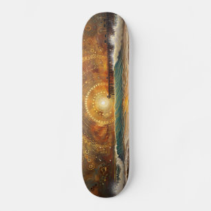 Socal Swirl: Sunset Pier Mini Skateboard Bräda 18,5 Cm