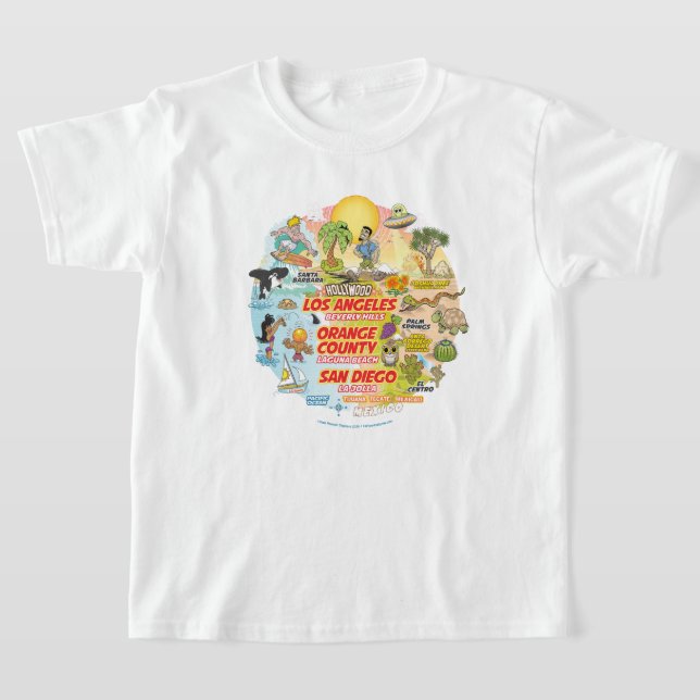SoCal T Shirt (Laydown)