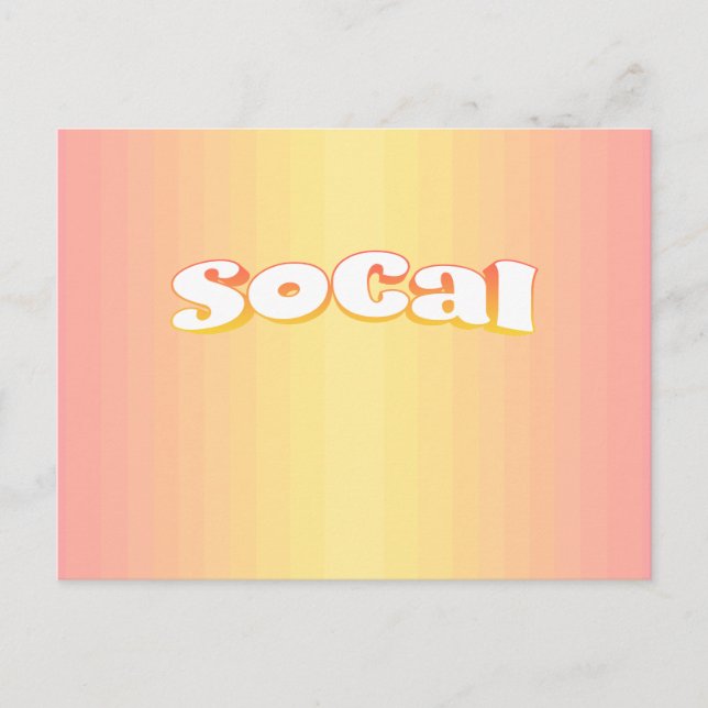 SoCal Vykort (Framsida)