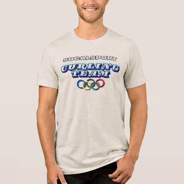 SoCalSport Curling Team T Shirt (Framsida)
