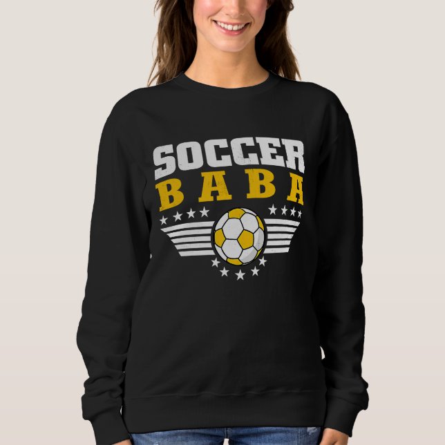 Soccer Baba  Sports Players Baba Father's Day T Shirt (Framsida)