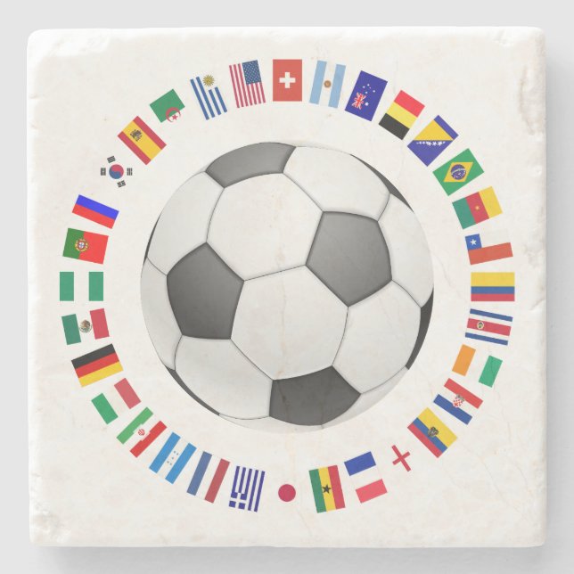 SOCCER ball 2014 Stenunderlägg (Framsidan)