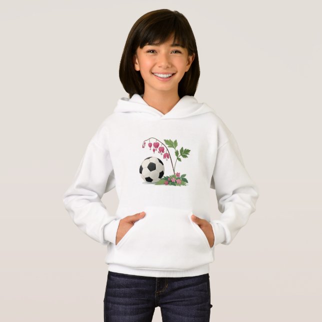 Soccer Ball and Bleeding Heart T Shirt (Hel framsida)
