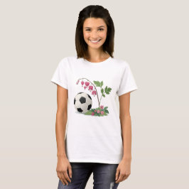 Soccer Ball and Bleeding Heart T Shirt