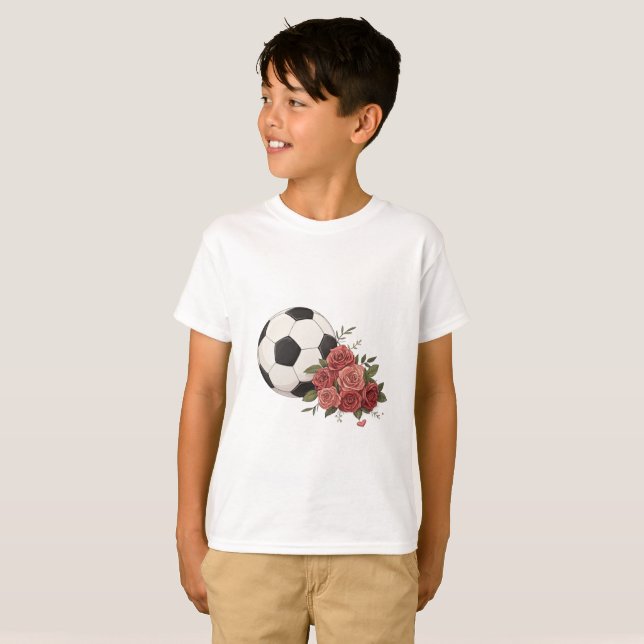 Soccer ball and Pink T Shirt (Hel framsida)
