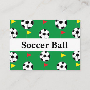 Soccer Ball Coach Visitkort