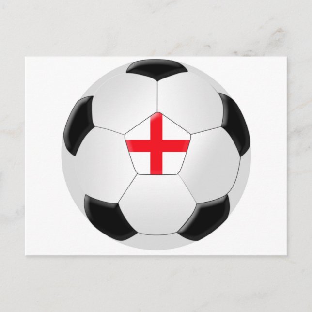 Soccer Ball - England Vykort (Framsida)