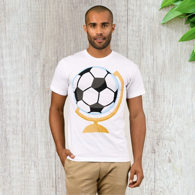 Soccer Ball Globe Manar T-Shirt (Skapare uppladdad)