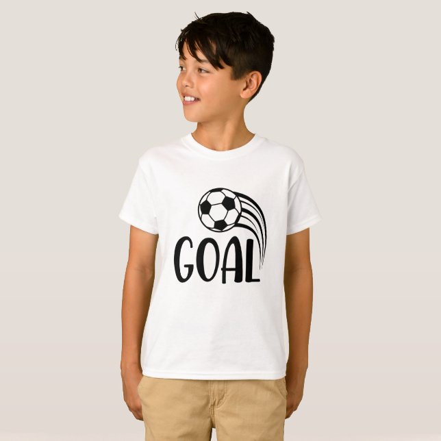Soccer Ball Goal T Shirt (Hel framsida)