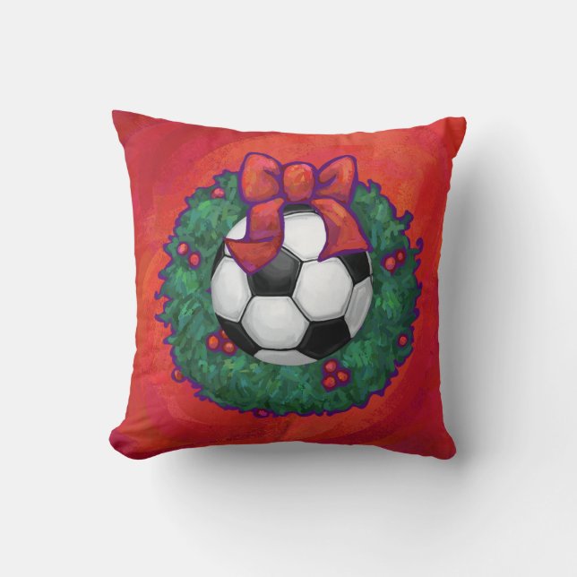Soccer Ball-jul Kudde (Framsida)