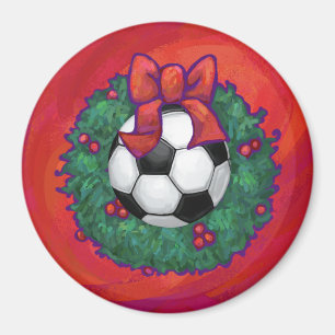 Soccer Ball-jul Magnet