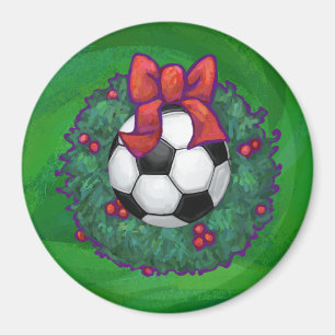 Soccer Ball-jul Magnet