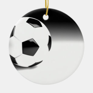 Soccer Ball Julgransprydnad Keramik