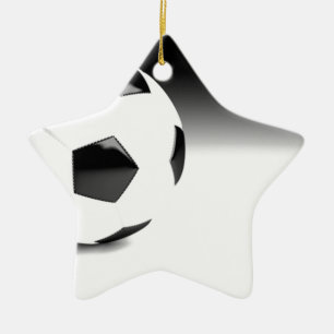 Soccer Ball Julgransprydnad Keramik