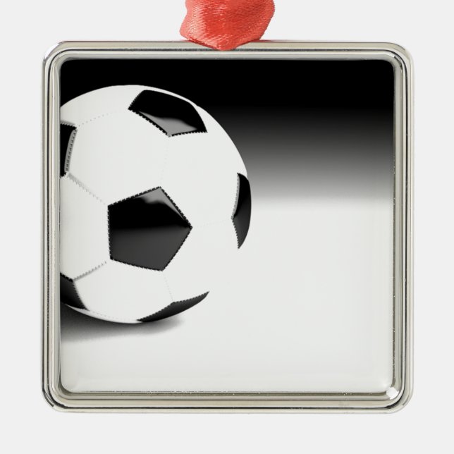 Soccer Ball Julgransprydnad Metall (Framsidan)
